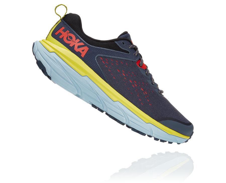 Trail Shoes Mens - Hoka One One Challenger ATR 6 - Blue - YKXIORW-18